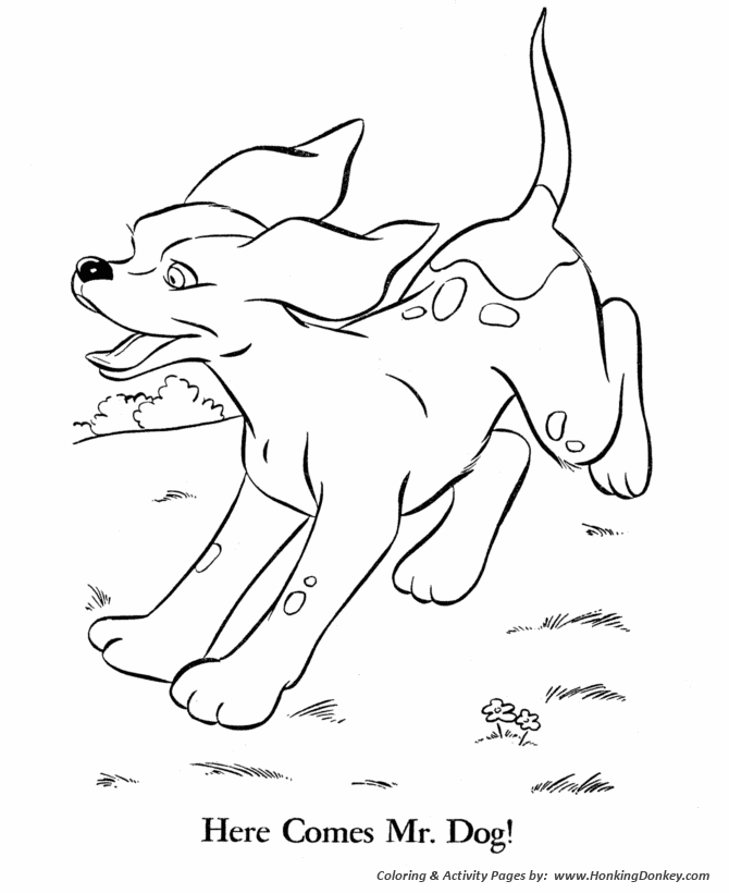 Pet Dog Coloring Pages | Free Printable Pet Coloring Pages Spot 