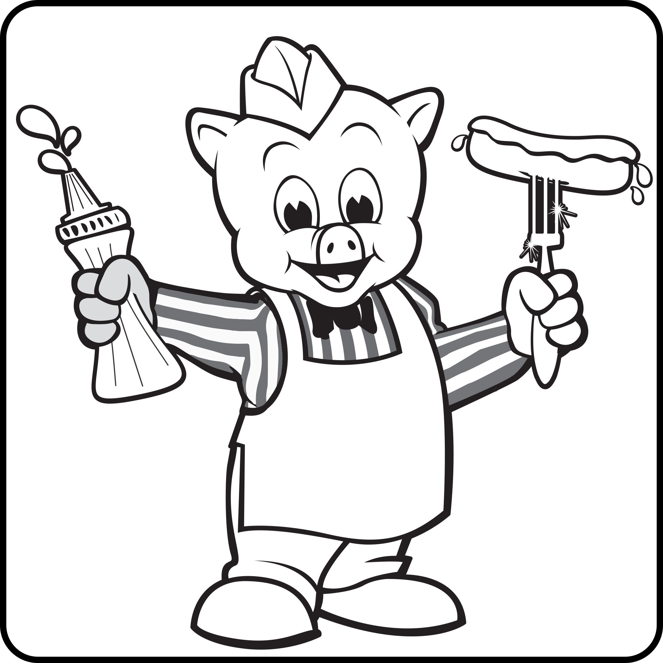 Piggly Wiggly Coloring Pages - Coloring Home