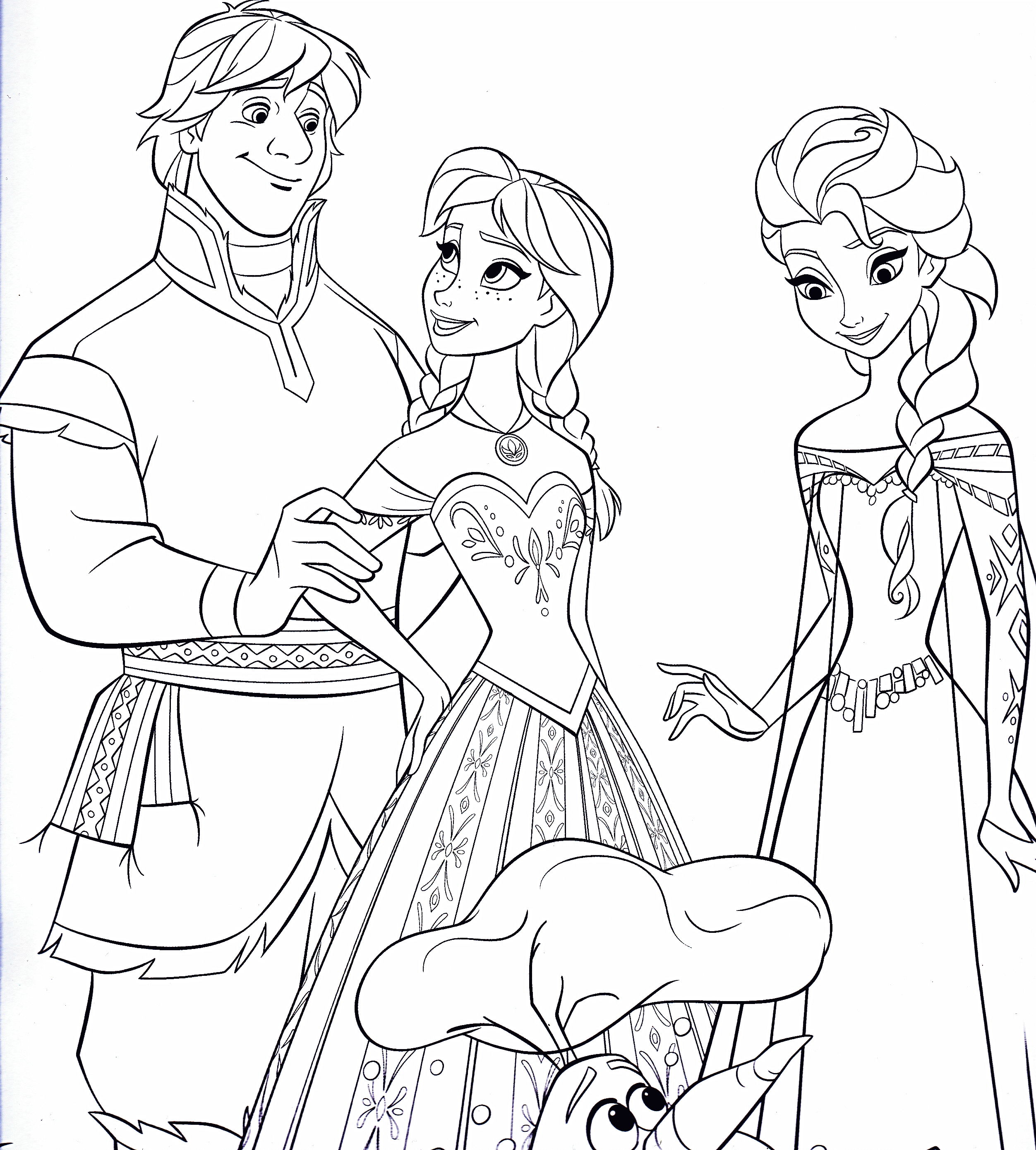Frozen Coloring Pages - Coloring Home
