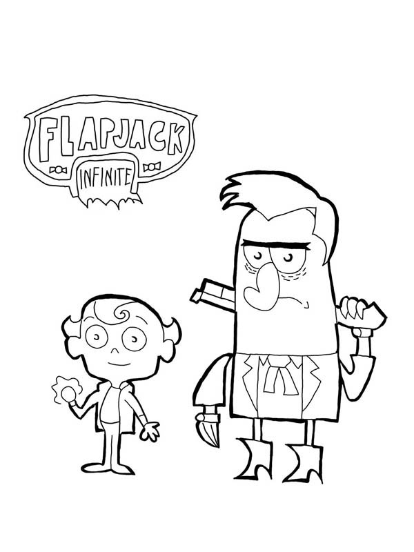 Flapjack Coloring Page
