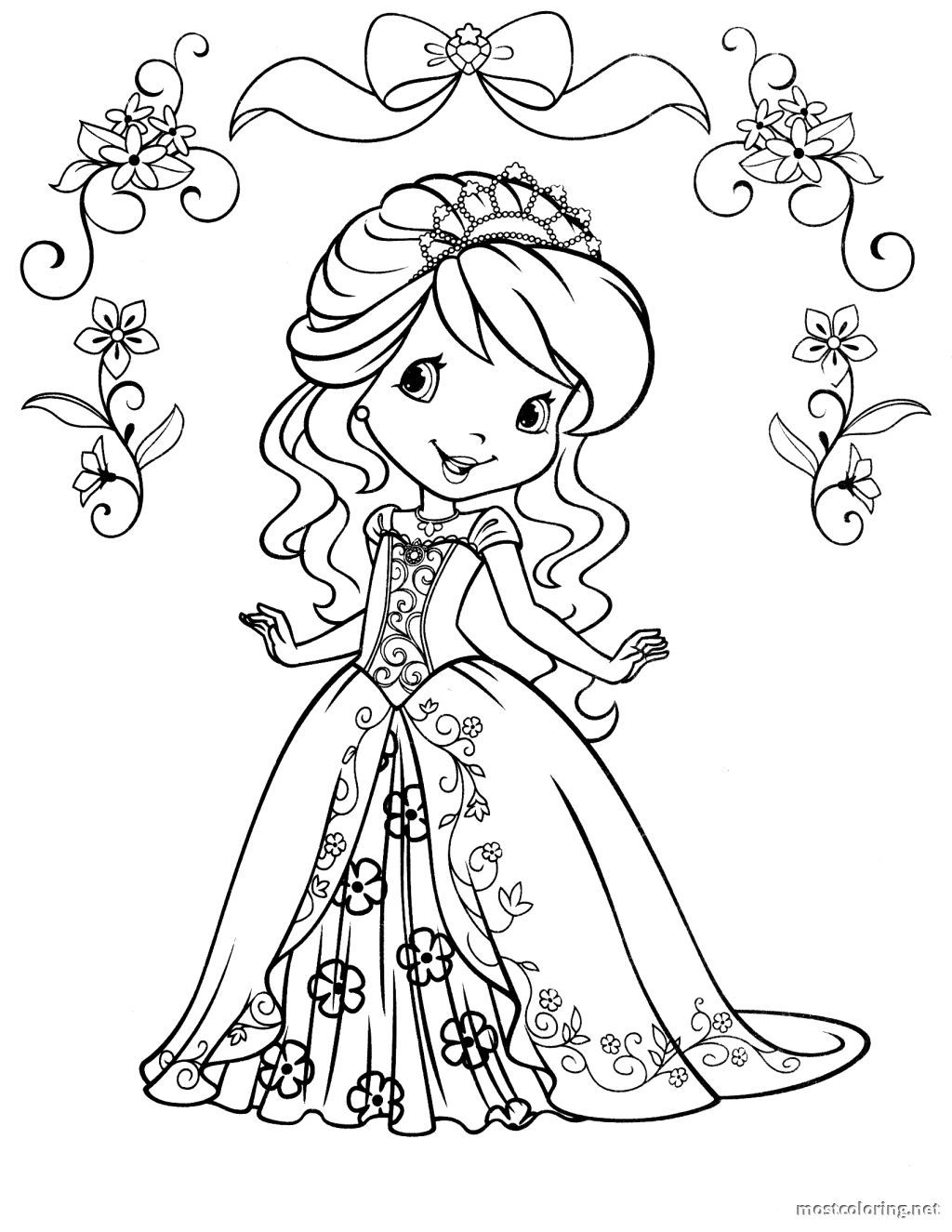 Strawberry Shortcake Coloring Pages To Print | Coloring Pages ...