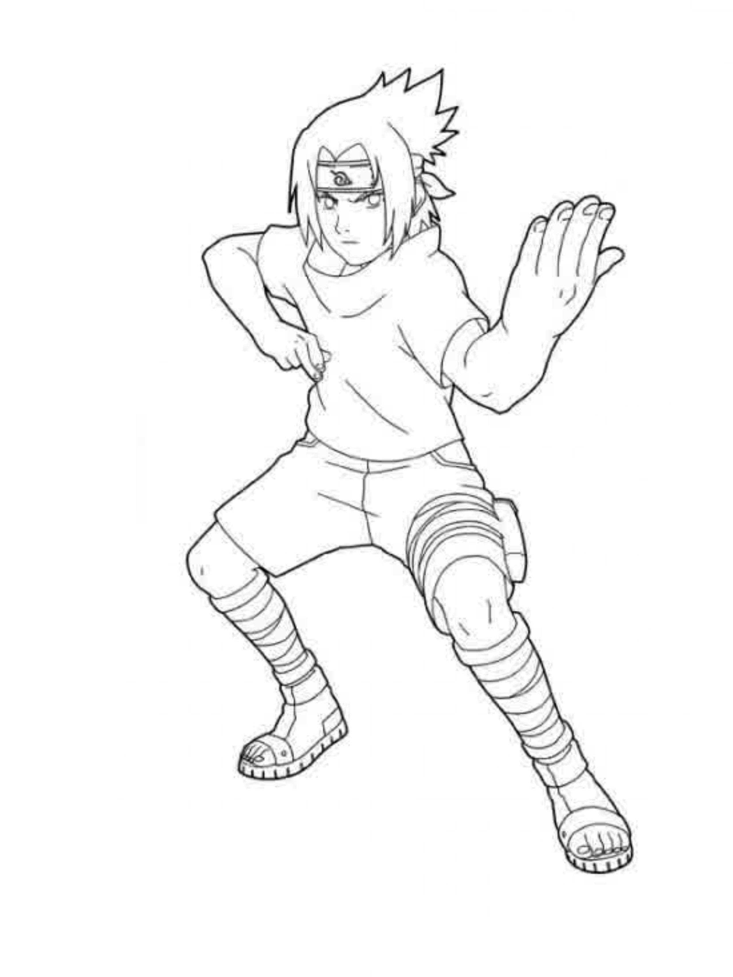 Naruto Shippuden Coloring Page Home Book Pages Kids Mewarnai