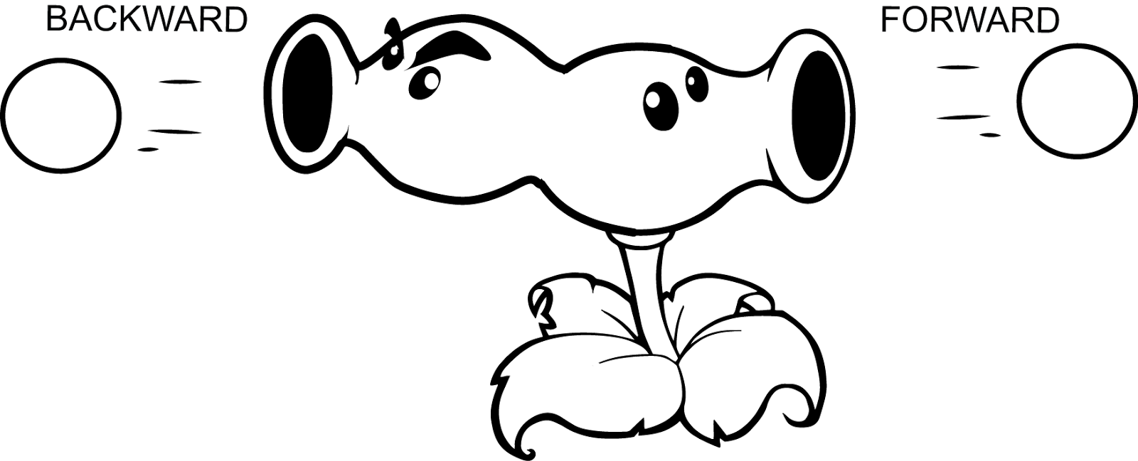 Plants Vs Zombies Peashooter Coloring Pages Coloring Home