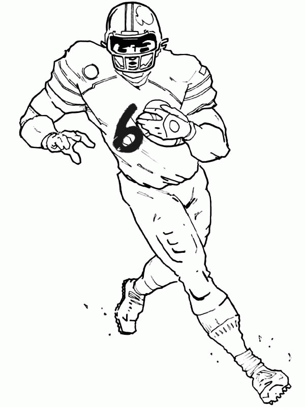 Free Football Players Coloring Pages Coloring Home