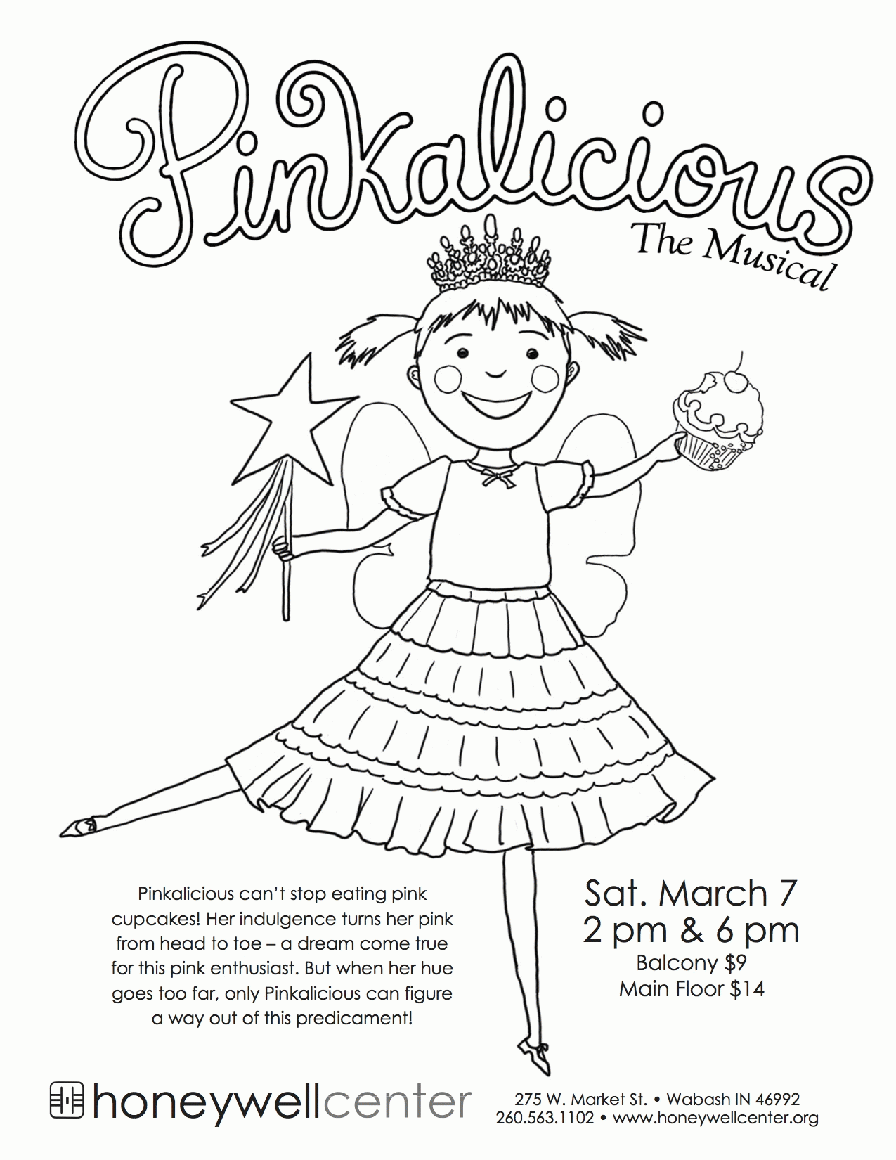 Pinkalicious Coloring Page Coloring Home