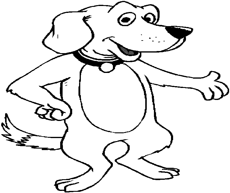 Free Coloring Pages Of R The Dog Courage The Cowardly Dog Coloring ...