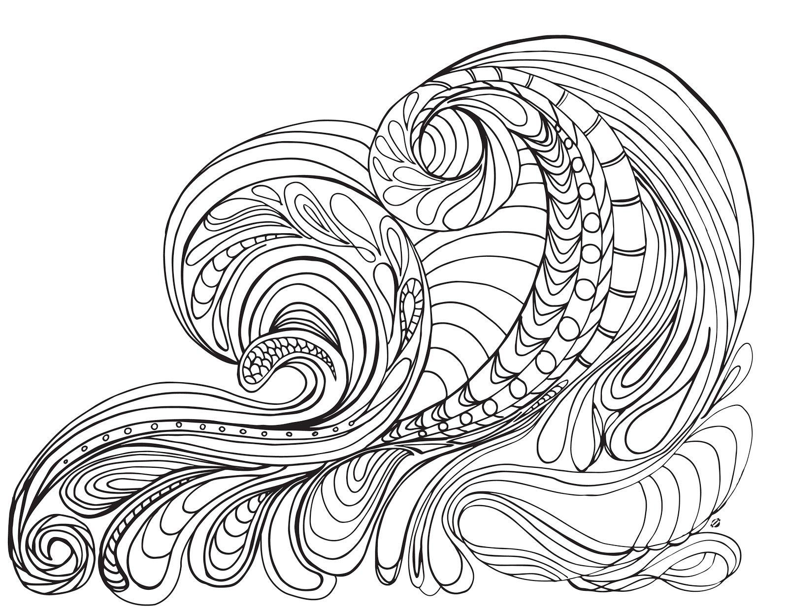Ocean Waves Coloring Pages - Coloring Home
