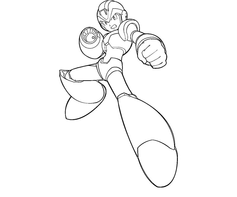 Mega Man - Coloring Pages for Kids and for Adults