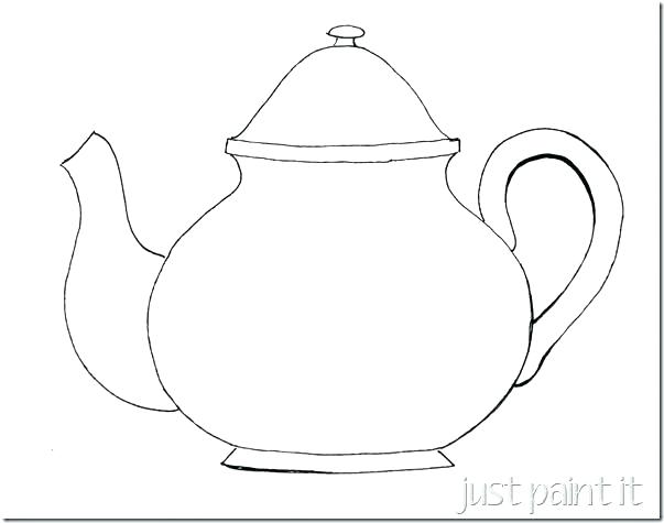 Teapot Drawing Alice In Wonderland at PaintingValley.com | Explore ...