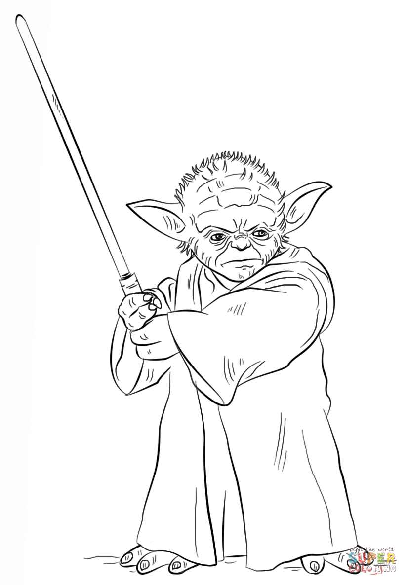 Star Wars Lightsaber Coloring Pages - Coloring Home