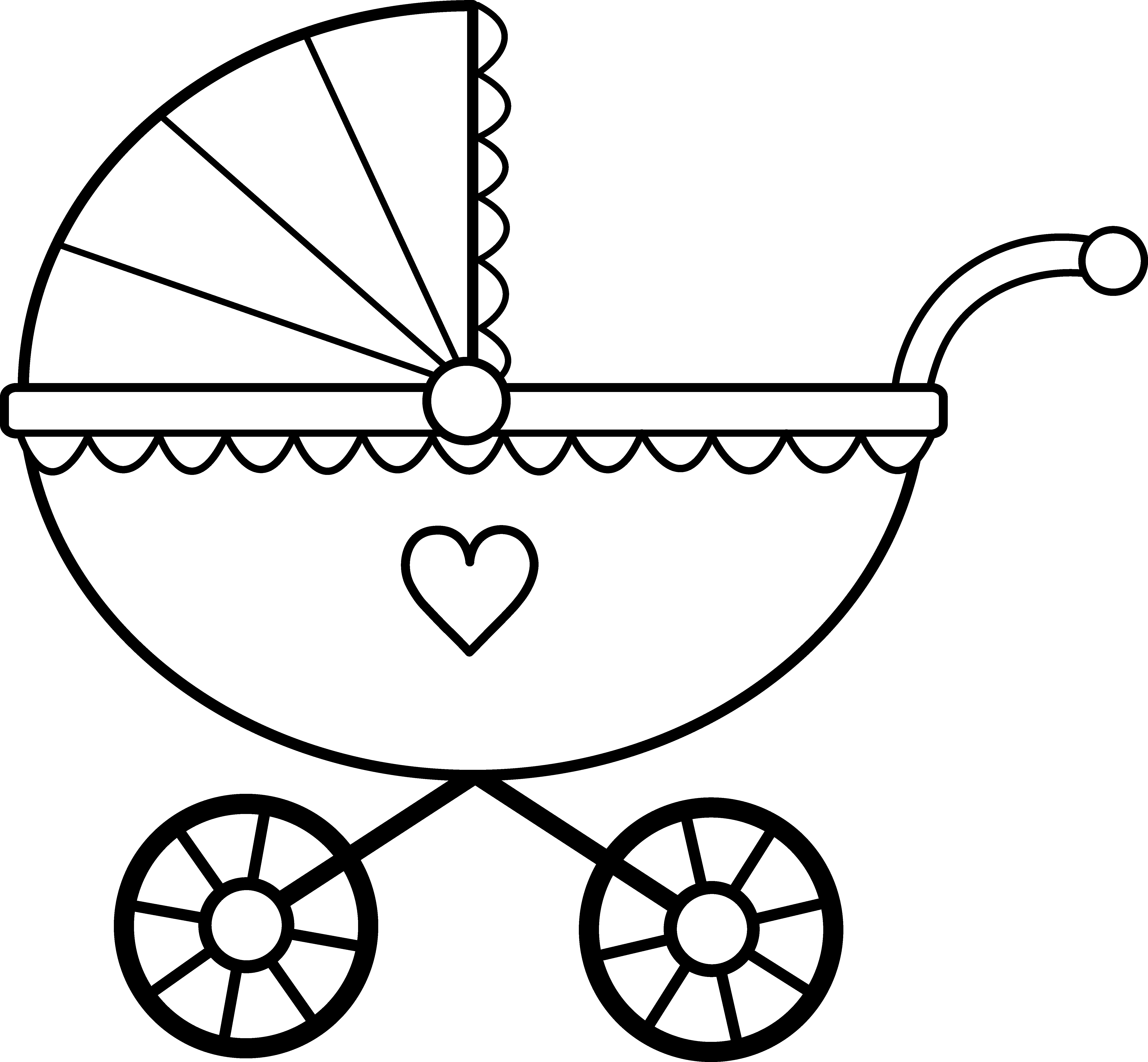 For Baby Shower - Coloring Pages for Kids and for Adults