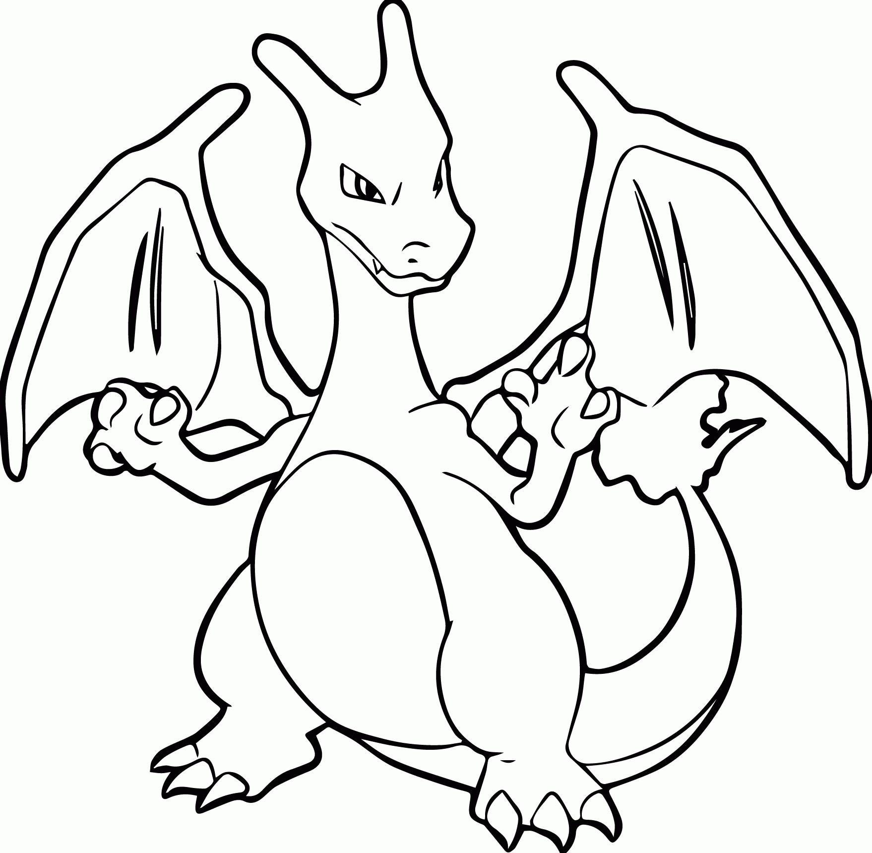 Pintable Charizard Pokemon Coloring Pages - Coloring Home
