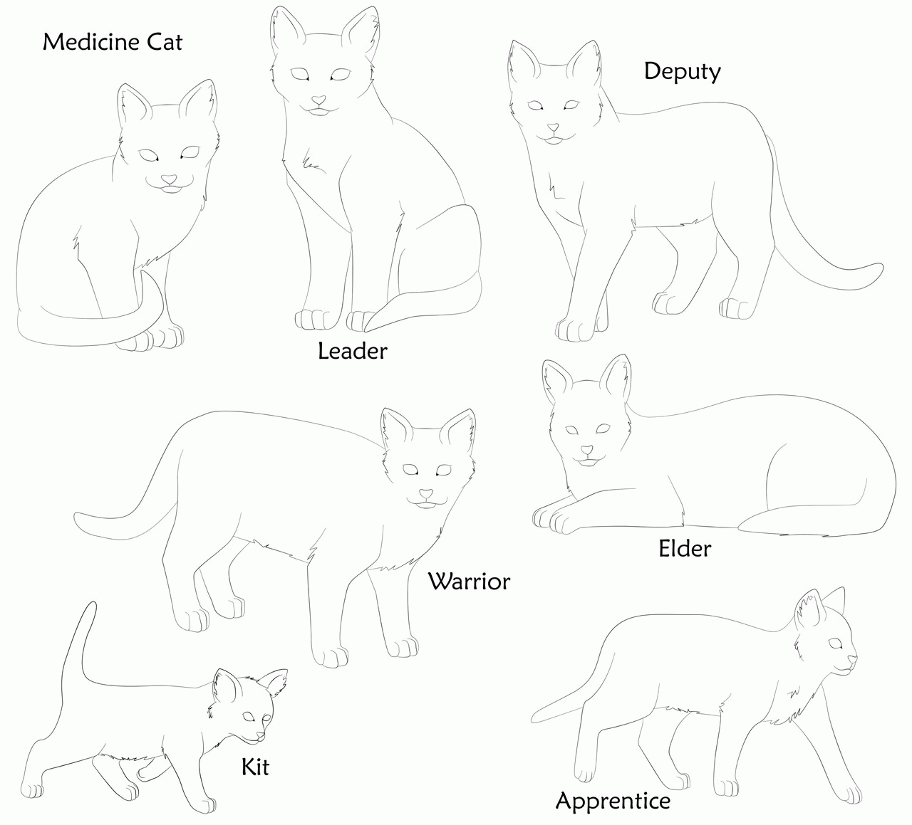 Warrior Cats Coloring Page - Coloring Home