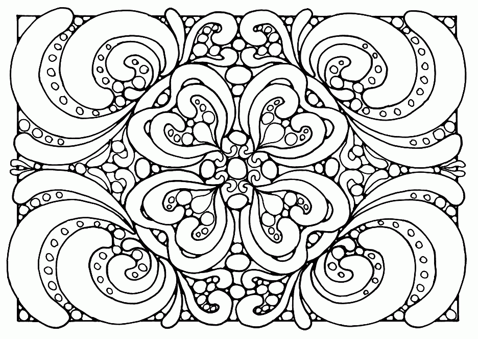 10 Fabulous & Free Adult Coloring Pages