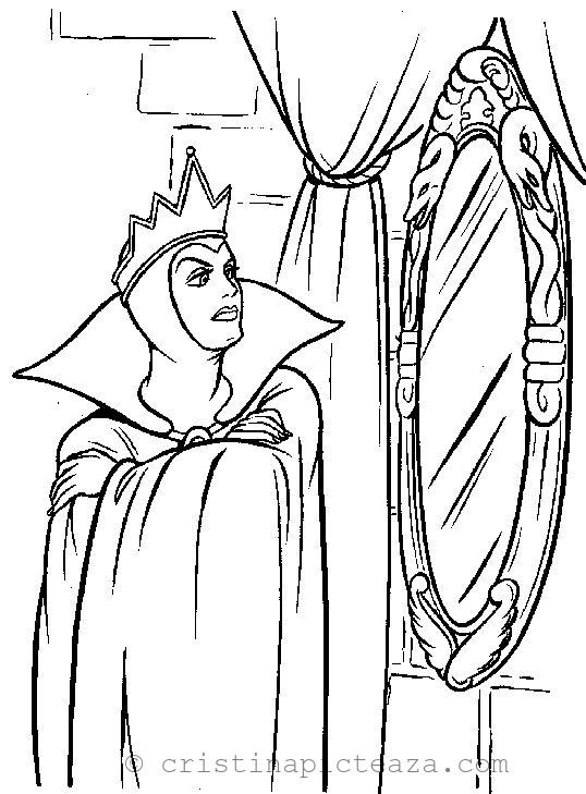 Snow White coloring pages for Download - Cristina picteaza