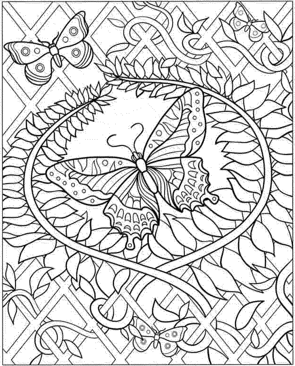 Intricate Coloring Pages For Adults - Coloring Home
