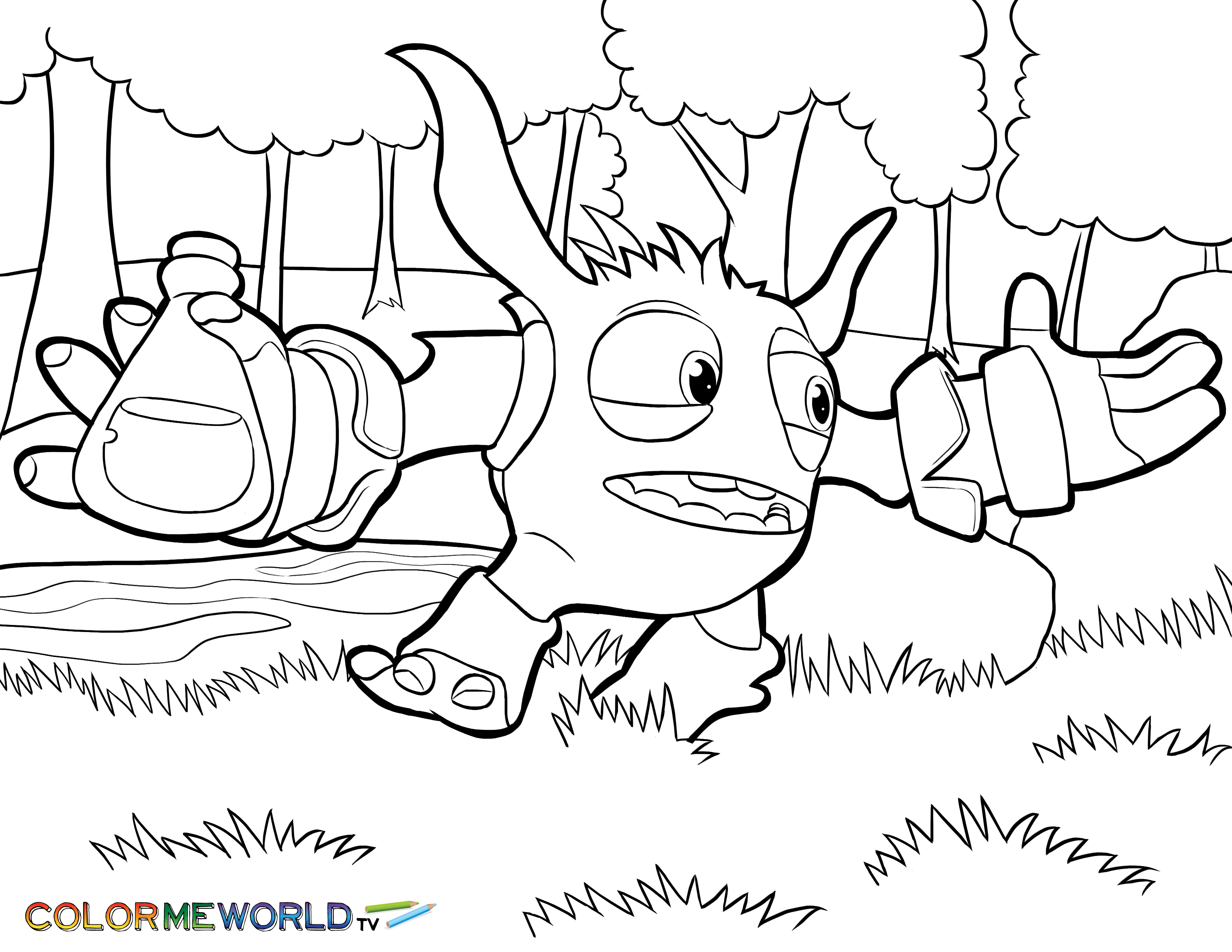 coloring pages skylanders - High Quality Coloring Pages