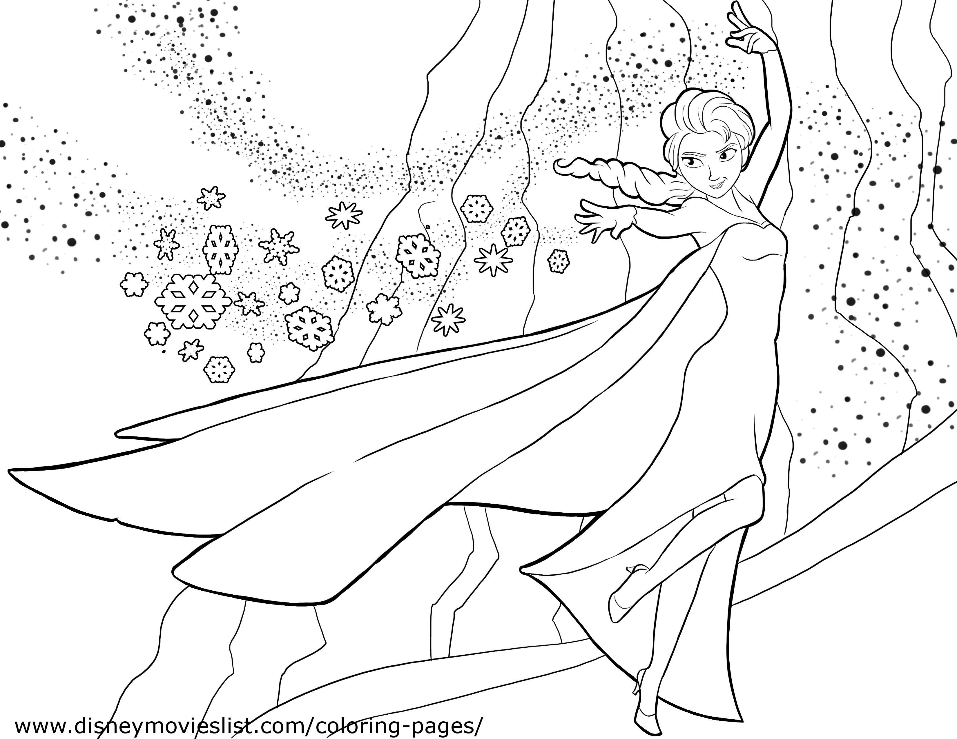 Frozen Coloring Pages | Only Coloring Pages