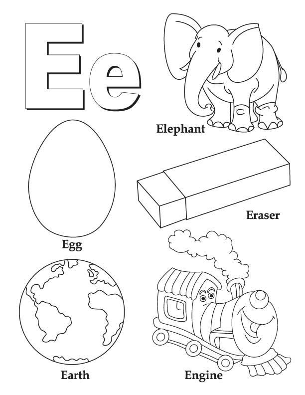 Beginning Letter Coloring Pages - Coloring Pages For All Ages