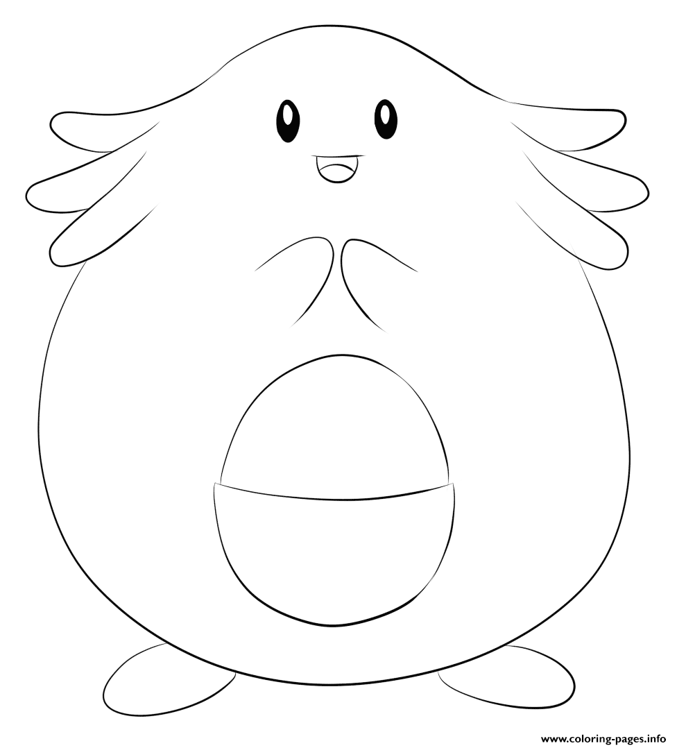 Print 113 chansey pokemon Coloring pages
