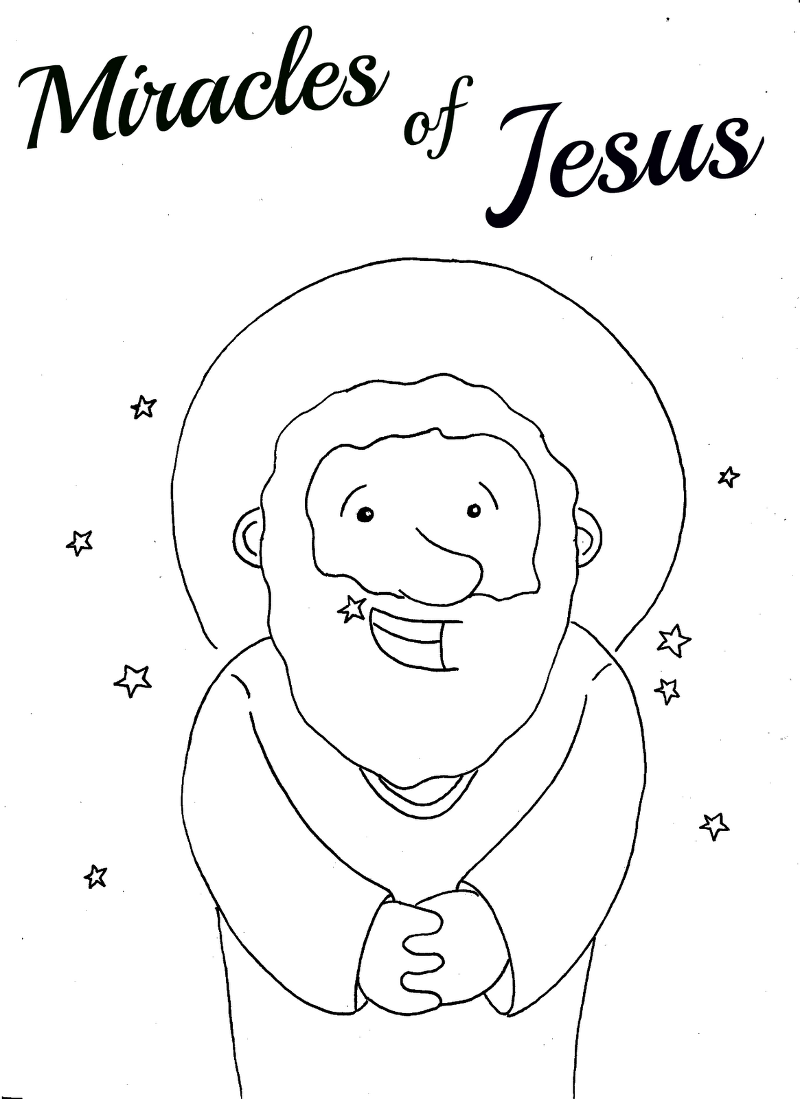 Miracle Coloring Page - Coloring Home