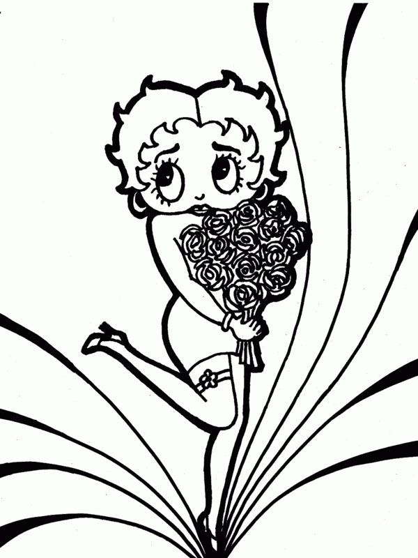 Betty Boop Coloring Pages Picture 28 – Activity Betty Boop ...