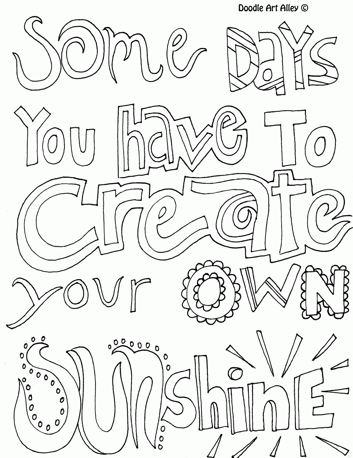 quote coloring pages | Only Coloring Pages