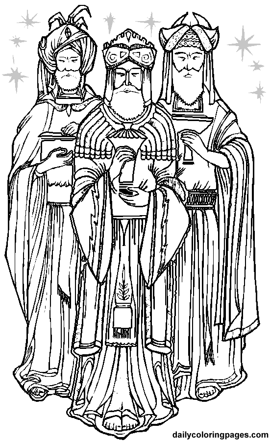Best Photos of We Three Kings Coloring Page - Three Wise Men ...