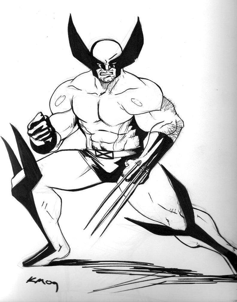 Coloring Pages Wolverine Coloring Home