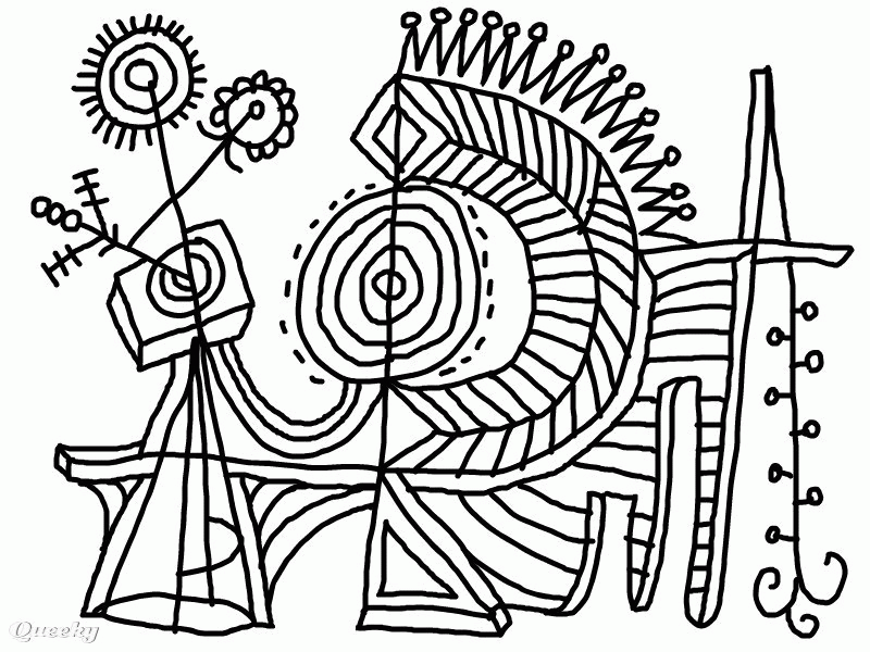 Cool Abstract - Coloring Pages for Kids and for Adults