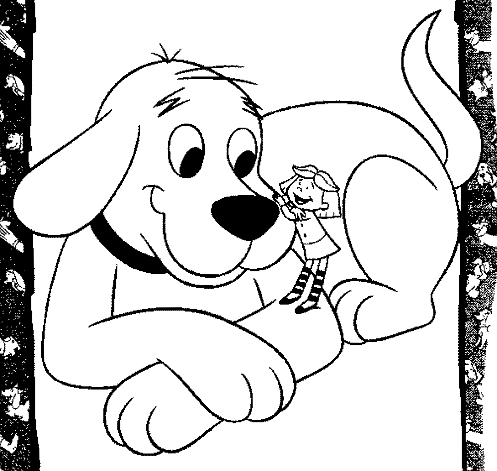 oh clifford puppy days coloring pages - photo #36