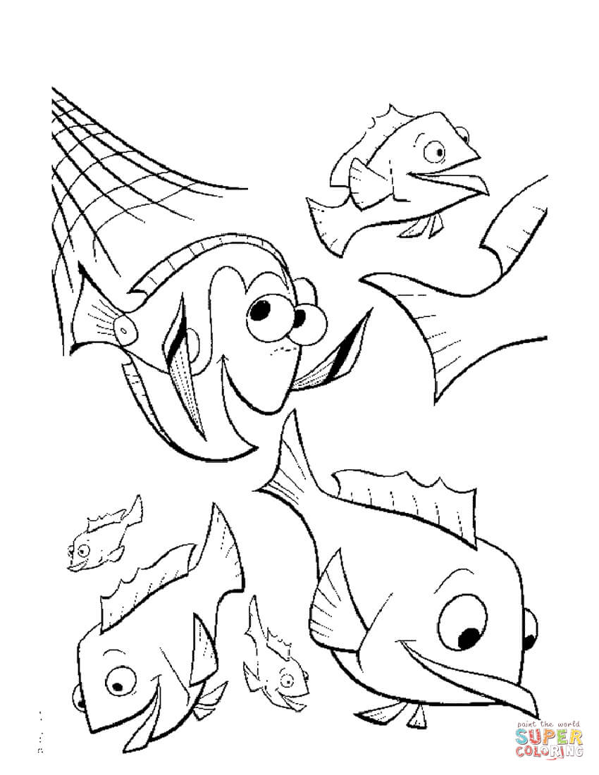 Free Coloring Pages Finding Nemo - Coloring Home