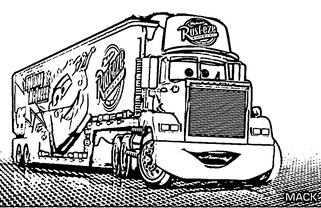 mac cars coloring pages - photo #16