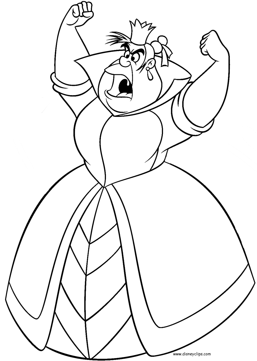 Coloring Pages Disney Alice In Wonderland - Coloring Home