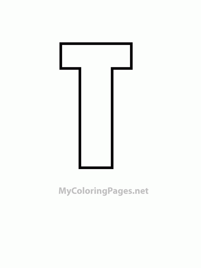 9 Pics of Letter T Coloring Pages Printable - Letter T Coloring ...