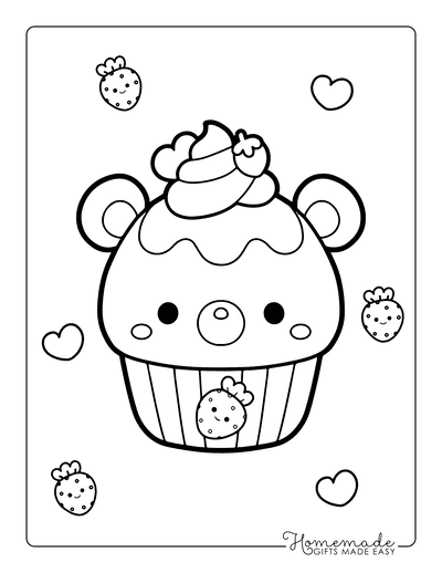 Kawaii Coloring Pages for Kids