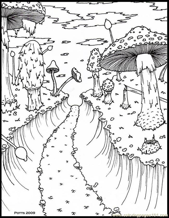 Woodland Animal Coloring Page - Coloring Home