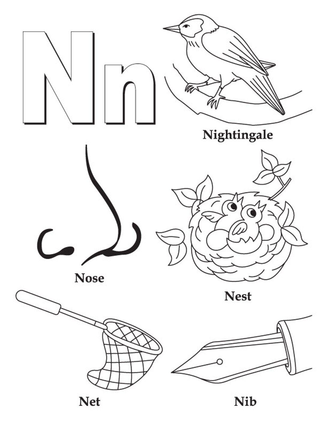 words-of-n-free-alphabet-coloring-pages-alphabet-coloring-pages-coloring-home