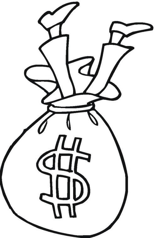 Money Coloring Pages: The Coin and Paper Money - Gianfreda.net