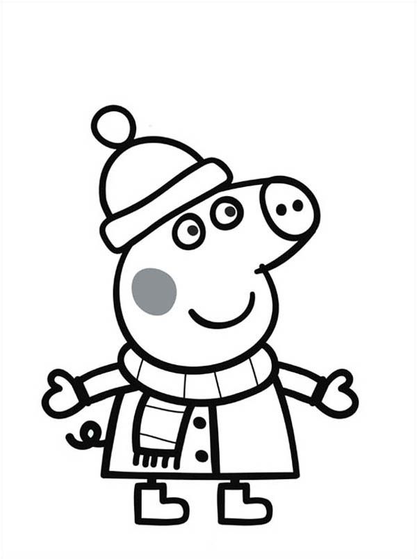 Peppa Pig Coloring Pages Free - Coloring Page - Coloring Home