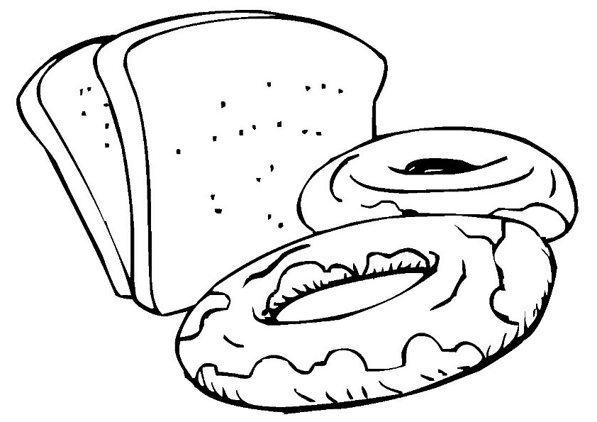 ▷ Bread: Coloring Pages & Books - 100% FREE and printable!