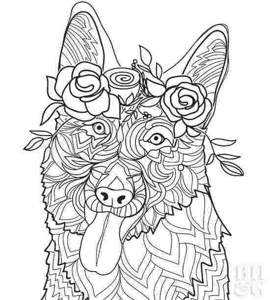 german shepherd dog coloring pages coloring pages coloring ...