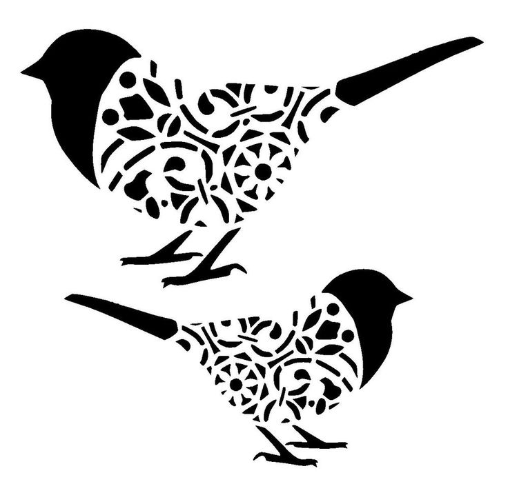 Bird Stencil Printable - Coloring Home