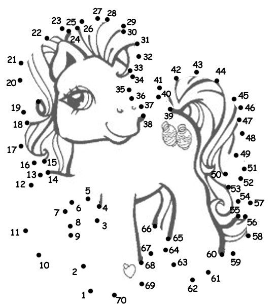 My Little Pony Dot To Dot Games