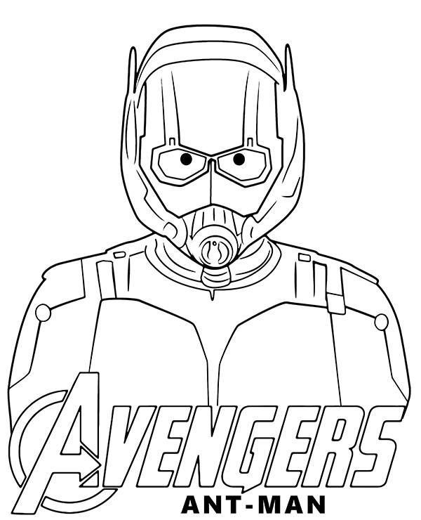 Ant-man coloring page Avengers - Topcoloringpages.net