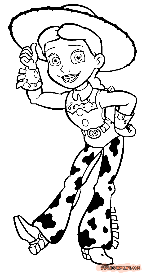 Toy Story 2 Jessie Coloring Pages - Coloring Home