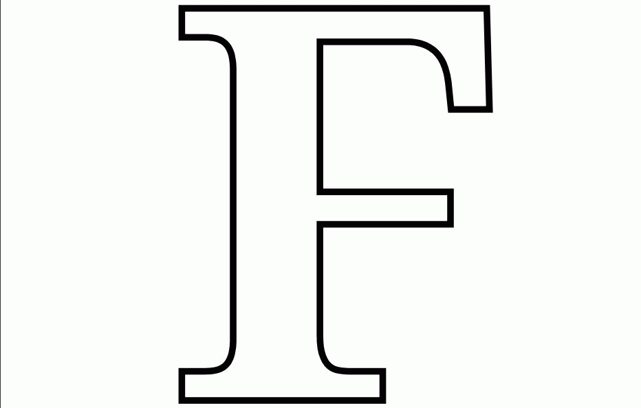 Free Printable Letter F Coloring Pages - Coloring Home