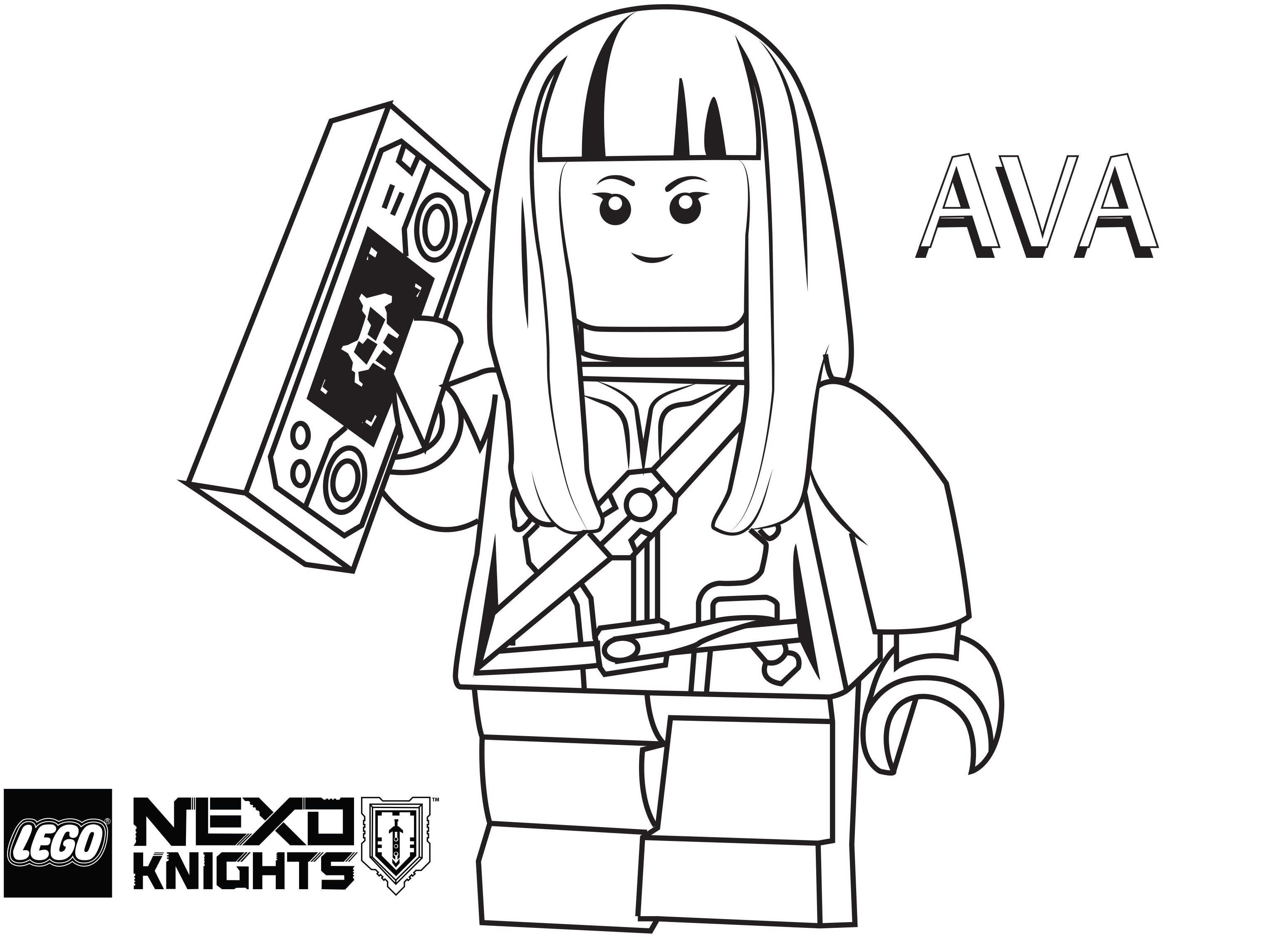 lego nexo knights coloring pages coloring pages  coloring