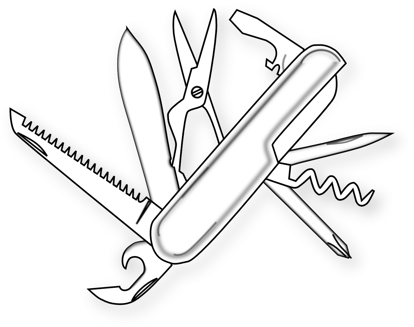 Knife clipart coloring page, Picture #1488331 knife clipart ...