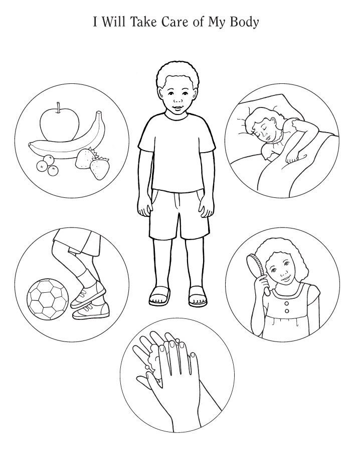 Human body coloring pages to download and print for free (With ...